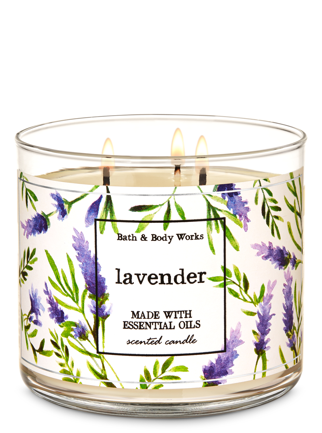 purple bath and body works candle