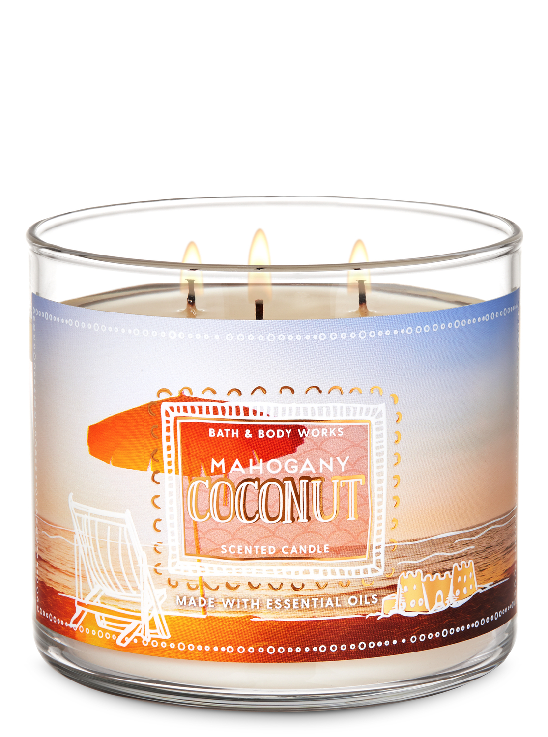 coconut bath and body works candle