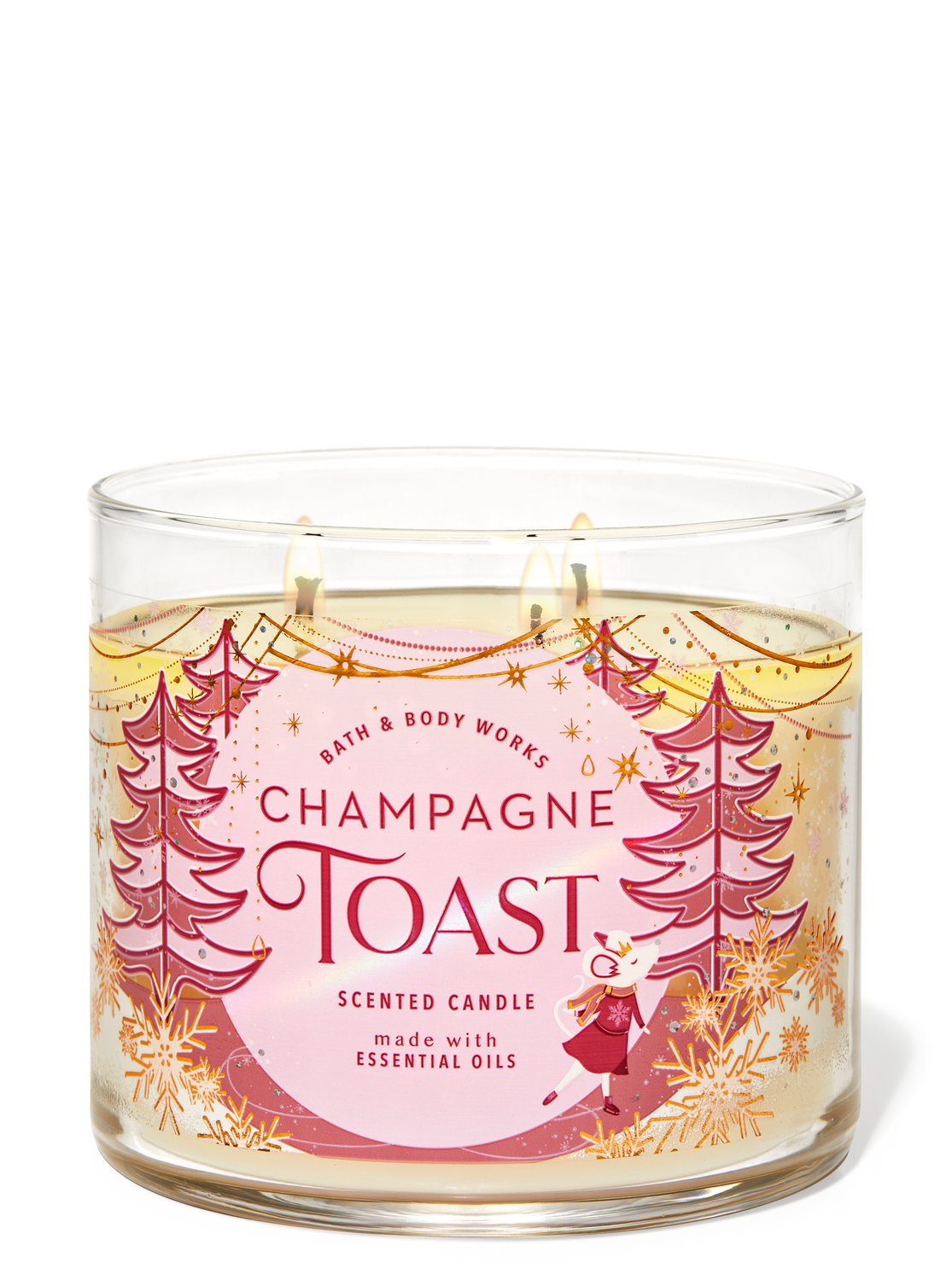 bath and body works candle champagne