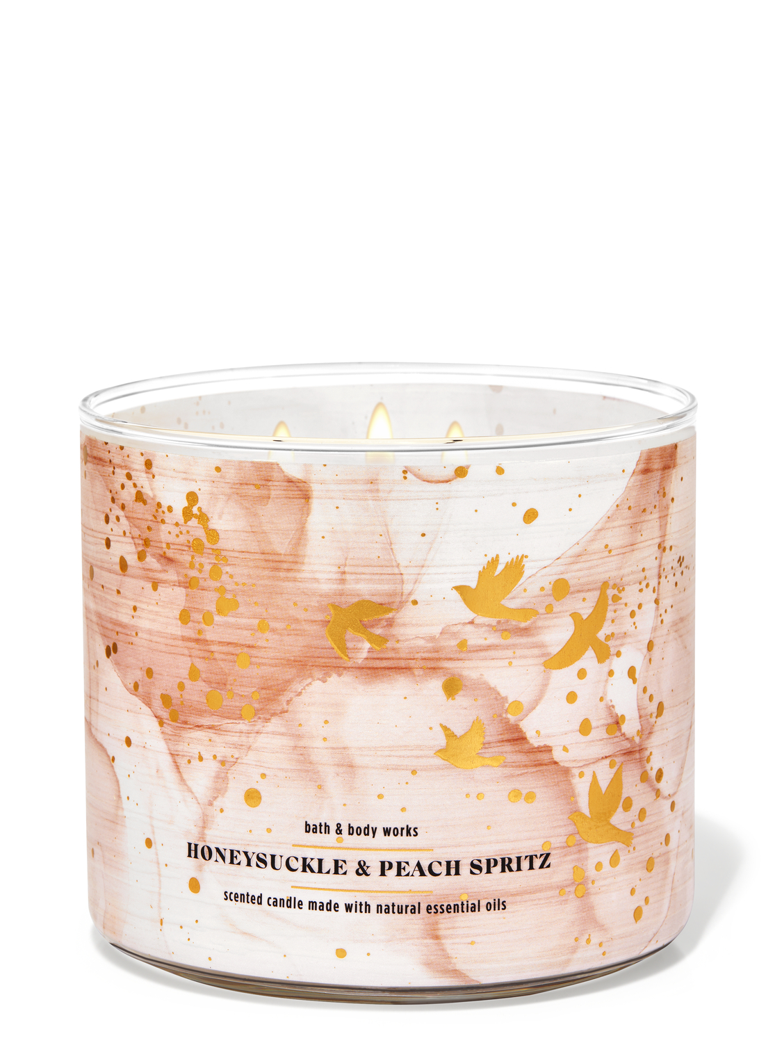 peach bath and body works candle