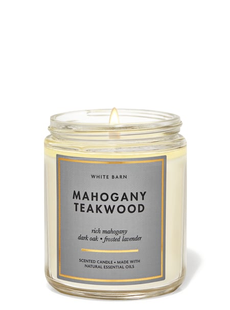 Live - White Barn candle Mahogany Teakwood