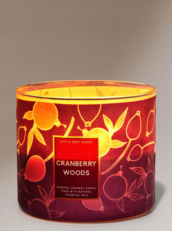 cranberry candles bath and body works